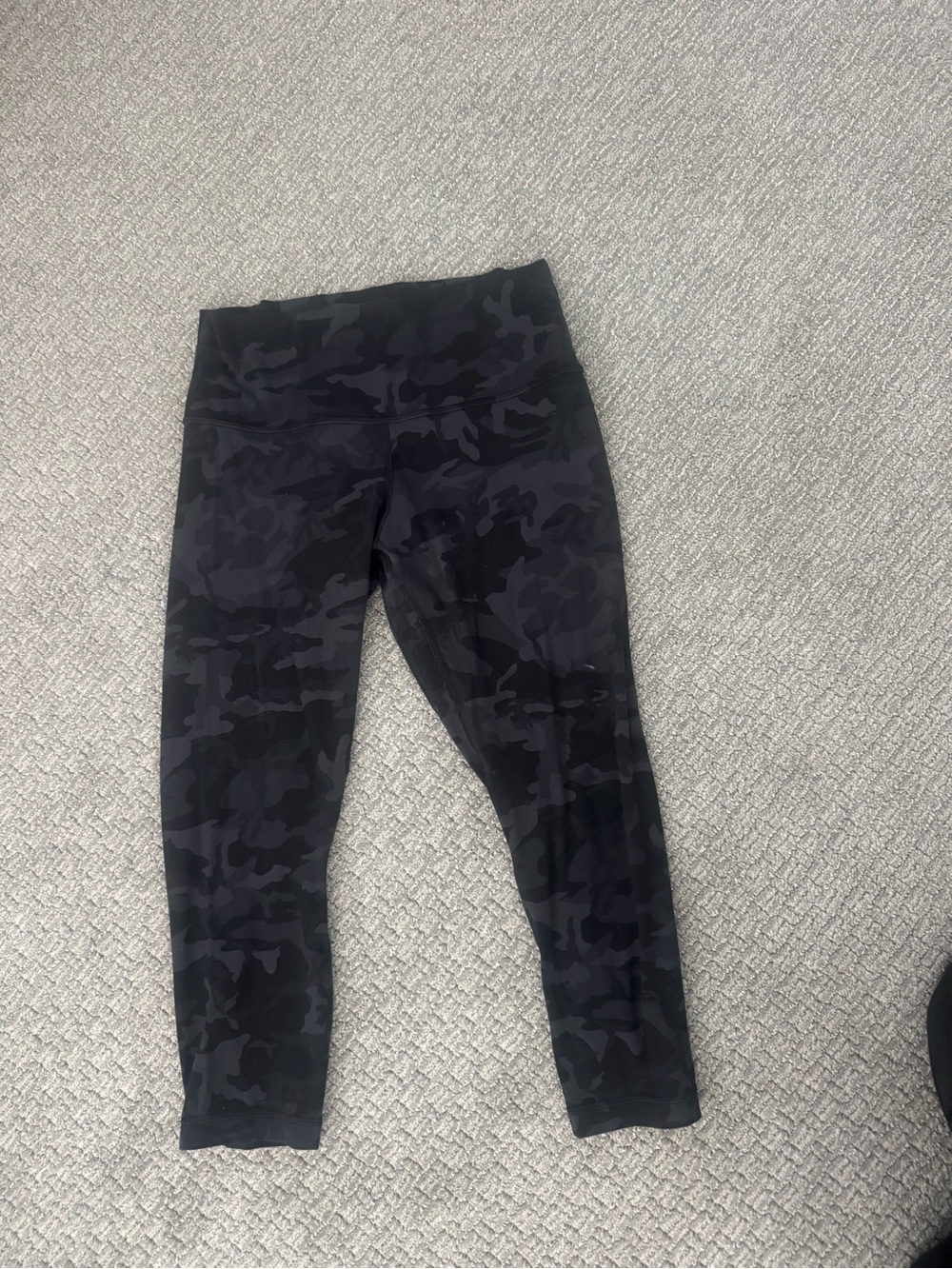 lululemon athletica Black Camo High-Rise Leggings